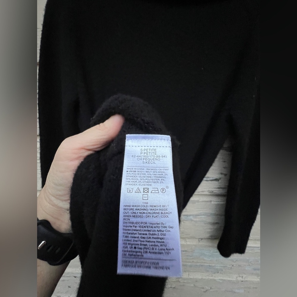 Banana Republic Career Office Luxury Wool Blend Johnny-Collar Sweater Midi Dress - Picture 10 of 11